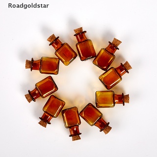 roadgoldstar 10 botellas de vidrio mini frascos pequeños frascos de vidrio de corcho multiuso vidrio de corcho nuevo wdst