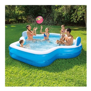 Alberca Inflable Con Asiento Familiar Summer Waves