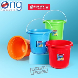 Cubo de baño de plástico pail 4 galones Lion Star PL-4 PL-4 PL 4