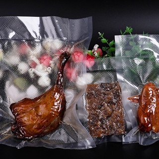 Bolsa de embalaje comercial de almacenamiento de alimentos congelador bolsas de sellado bolsa transparente 19silk vacío 20*500cm*19 impermeable protección ambiental transparente reticulado para cocina comedor y Bar bolsillo