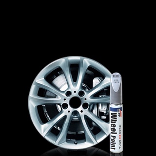 listo stock coche rueda reparación de arañazos pluma retoque de aleación de aluminio blanco pintura de retoque