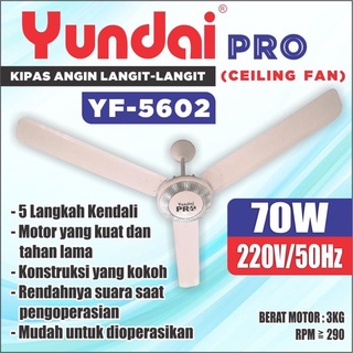 Yundai ventilador de viento ventilador de techo YF 5602