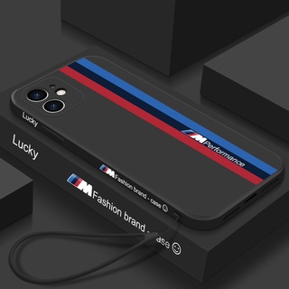 Funda roja negra azul M para Iphone 12 11 Pro Max XS Max XR 7 8Plus SE 2020 Funda protectora de silicona líquida suave a la moda