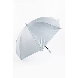 Paraguas de golf de ceniza paraguas plata Jumbo ceniza paraguas