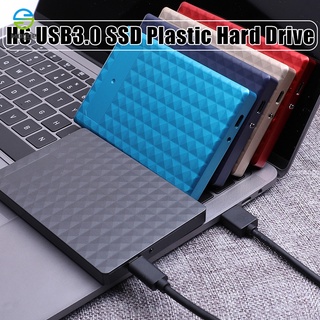 H6 USB3.0 escritorio portátil disco duro externo compacto de alto rendimiento ordenador de almacenamiento de plástico disco Hark