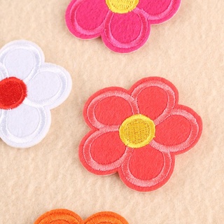 colorida flor apliques bordado parches decorativos coser apliques para ropa chaquetas mochila reparación decoraciones (2)