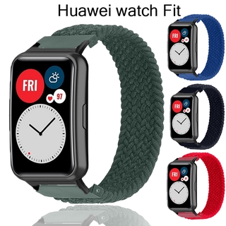 correa de nailon solo para huawei watch fit smart watch reemplazo pulsera