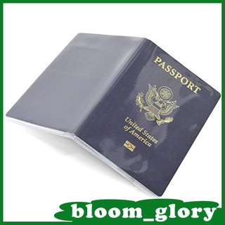 Transparente transparente cubre pasaporte titular caso tarjeta de identificación organizador de viaje Protector (4)