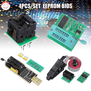 EEPROM BIOS Programador USB CH341A + Clip SOIC8 + Adaptador De 1.8V + Kit SOIC8