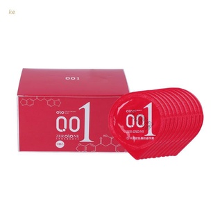 kkke 10 unids/set Ultra delgado ácido hialurónico Natural preservativos de látex lubricado condón caliente