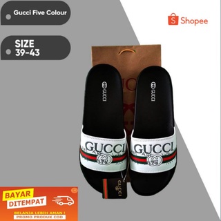 Gucci Five Color Slides sandalias de hombre - Original Gucci Sendal