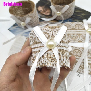 [Brightsun] Anillo de servilleta de encaje hebilla de boda mesa de arpillera servilleta anillo decoración de fiesta (3)