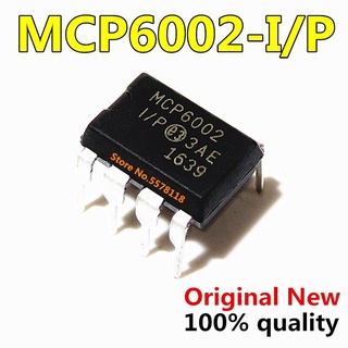 10pcs nuevo Original MCP6002 MCP6002-I/P DIP-8 en Stock