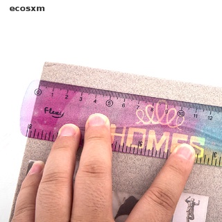 ecosxm - regla flexible para estudiantes (30 cm/12 pulgadas, 20 cm/8 pulgadas, 15 cm/6 pulgadas mx)