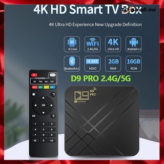 D9 PRO 2.4G/5G Android 10.0 TV Box 2GB&16GB 4K 1080P Video TV Receiver Wifi Network Set-Top Box