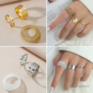 Chr. moda oro mariposa anillos para mujeres hombres amante pareja anillos conjunto amistad compromiso boda anillos abiertos 2021 joyería