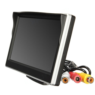 800 * 480 TFT LCD HD Monitor de pantalla para la cámara de respaldo retrovisor inversa del coche