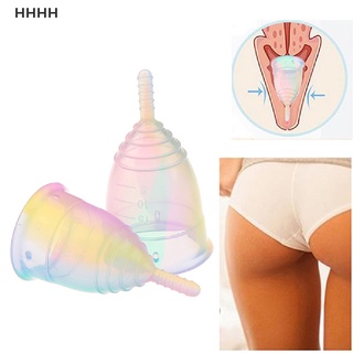 [WYL] Copa Menstrual suave Multicolor de silicona para higiene femenina taza reutilizable **
