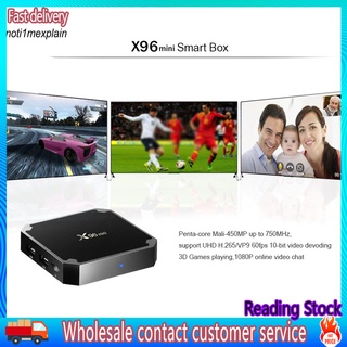 NM_ TV accesorio Set-top TV Box compatible HD 1GB+8GB WiFi 4K S905W Quad Core Smart TV Box de alto rendimiento