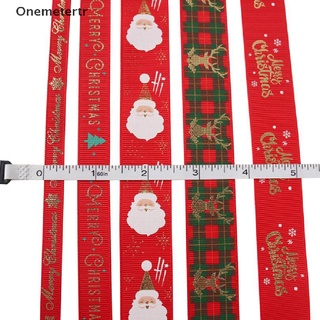 [onemetertr] 5 yardas de navidad grosgrain snowman cinta diy fiesta de navidad regalo decoración.