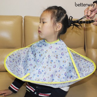 Betterway niños impresión Animal plegable hogar corte de pelo capa salón peluquería paraguas capa