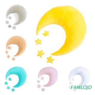 FAMLOJD Baby Posing Beans Moon Pillow Stars Set Newborn Photography Props Infants Photo Shooting Accessories