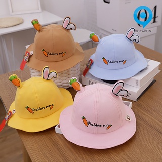 Lasvegas sombrero de sol letras impresión protección UV algodón niños pescador sombrero para actividades al aire libre