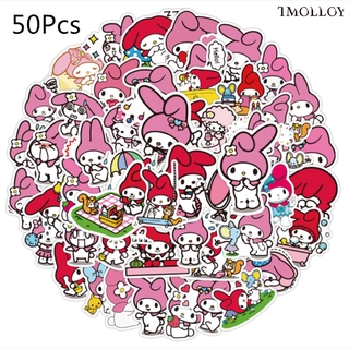 [T] 50Pcs/Set My Melody Anime Waterproof Stickers Decal for Toys