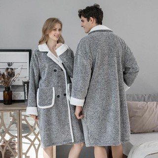 Coral terciopelo pijama para hombre pareja ropa de hogar franela mens pijama kimono pijama invierno caliente pijama slip