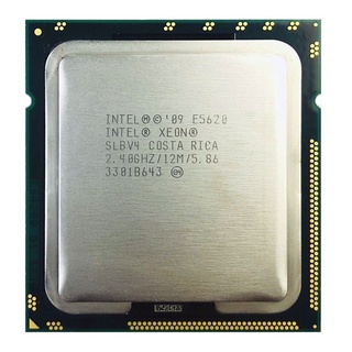 Intel Xeon E5620 2.4 GHz Quad-Core Eight-Thread CPU Processor 12M 80W LGA 1366