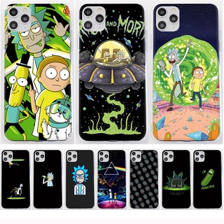 Apple iPhone 7/iPhone 7 Plus/iPhone 8/iPhone 8 Plus transparente silicona trasera caso del teléfono de dibujos animados Rick y Morty cool
