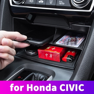 Caja de almacenamiento de control central en el vehículo para Honda Civic 10th 2016 2017 2018 2019 2020