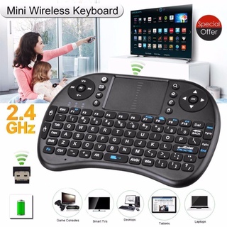 Mini USB Wireless Keyboard Touchpad Remote Control For Android Windows TV Box PC