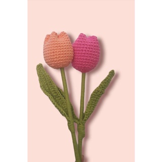 Ramo tulipanes a crochet (5)