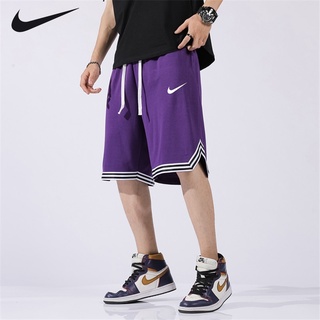 nike 100% original pantalones cortos de baloncesto de los hombres delgado suelto de secado rápido de seda de hielo pantalones deportivos