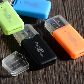 KISS-CC Mini adaptador portátil USB 2.0 de alta velocidad Micro SD TF T-Flash lector de tarjetas de memoria (3)
