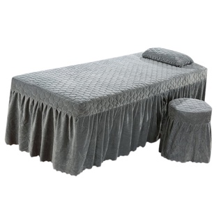 [brpredolomx] spa masaje mesa falda belleza cosmética cama valance cubierta