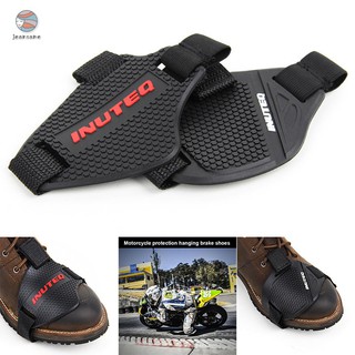 zapatos de motocicleta de protección de la almohadilla de engranajes de la motocicleta de cambio de marchas botas protector de la cubierta