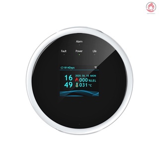 Tuya Detector De gas Natural Wi-caída con alarma Inteligente Para el hogar