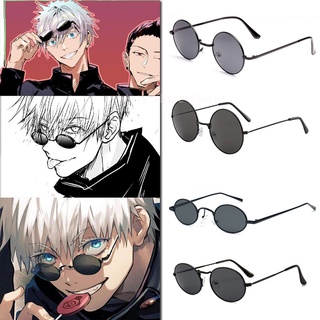 gojo satoru cosplay gafas gafas jujutsu kaisen negro gafas accesorios de disfraz anime props (1)