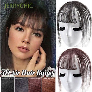 JERRYCHIC Fashion 3D Air Bangs Hot Thin Hair Topper Hairpiece New Hair Styling Tool Women Beauty Invisible Seamless Cover Up Baldness/Multicolor
