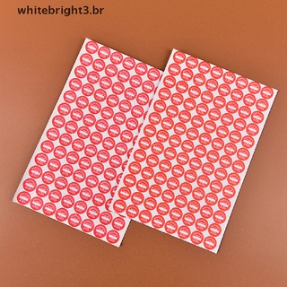 (blanco) 208 pzs sticker autoadhesivo De Fragile De 208 pzs De 10 mm/adhesivo Universal garantizado (blanco)