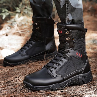 ☆☆39-47 nuevo Original Kasut Operasi hombres botas tácticas hombres botas tácticas al aire libre zapatos de combate senderismo botas del ejército 9G7I