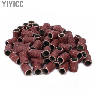 Yiyicc 100 pzs bandas de lijado de uñas pedicura manicura pulido eliminar piel muerta taladro (3)