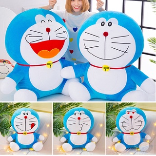Doraemon muñeca de peluche suave juguete grande Jingle gato muñeca de dibujos animados Anime para niñas regalos de cumpleaños