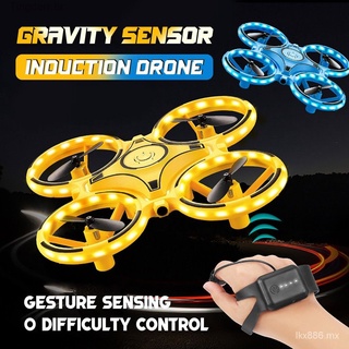 LKX🔥Bens à vista🔥Mini Sensor De gravedad inducción con control De reloj y dron con Luz Colorida【Spot marchandises】