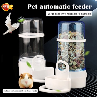 Automatic Pet Food Dispenser Feeder Feeding Water Bowl for Hamster Birds