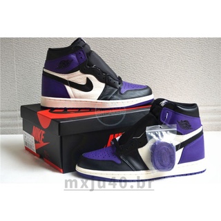 novo air jordan 1 retro high og “court purple”
