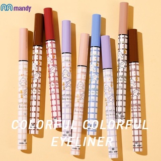 mandy2 Liquid Eyeliner Pen Color Non-smudge Waterproof Eyeliner mandy2