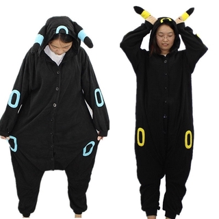 Mujer Pokemon Shiny Umbreon mono mameluco pijamas disfraz Onesies ropa de dormir (1)
